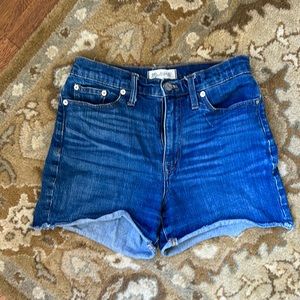 Madewell Jean shorts sz 27